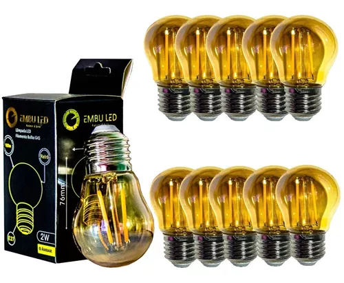 Bombilla led E14 2W filamento 180Lm