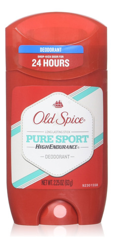 Old Spice Desodorante De Alta Resistencia, Pure Sport 2.25 .