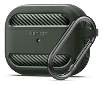 Comprar Spigen Rugged Armor Para AirPods Pro Funda Verde Con Llavero