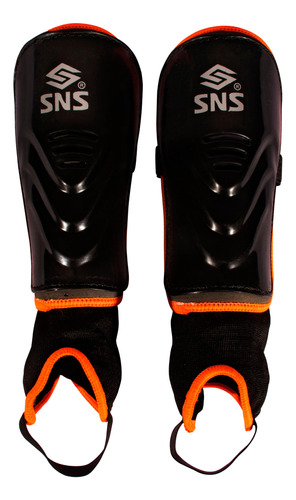 Canillera Deportiva Niño Sns Con Tobillera Naranja