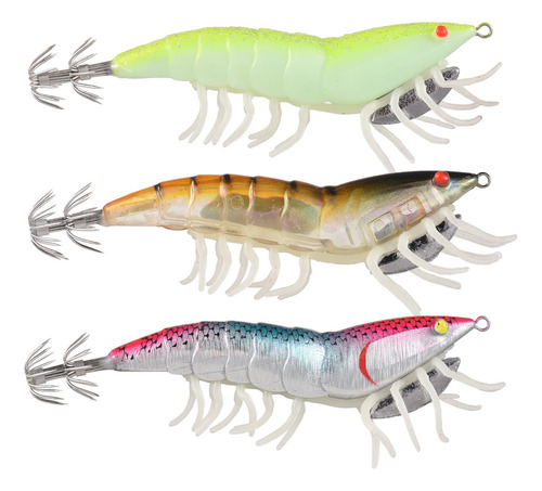 Señuelo Híbrido For Camarones Egi, 115 Mm/20 G, For Pescar