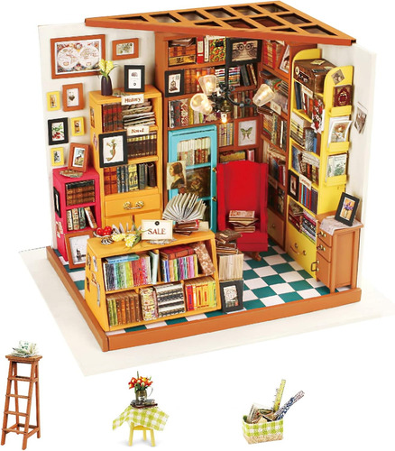 Kit De Construcción De Casa De Muñecas En Miniatura Para Bri