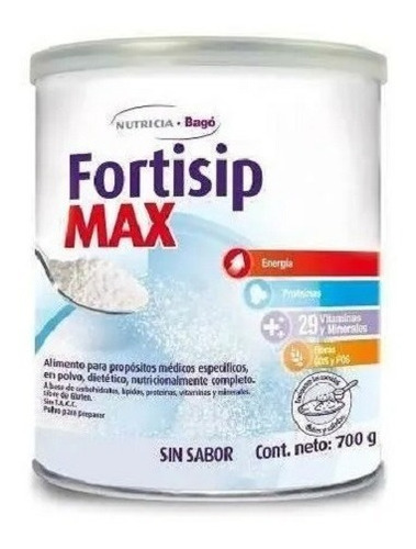 Fortisip Max Sin Sabor Polvo X 700gr