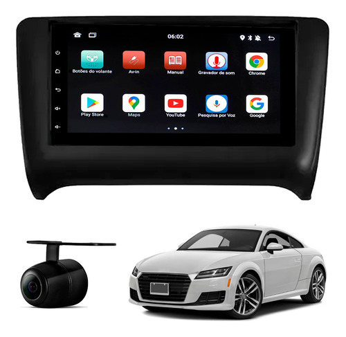 Central Multimídia Android Bt Gps Wifi Audi Tt 2000