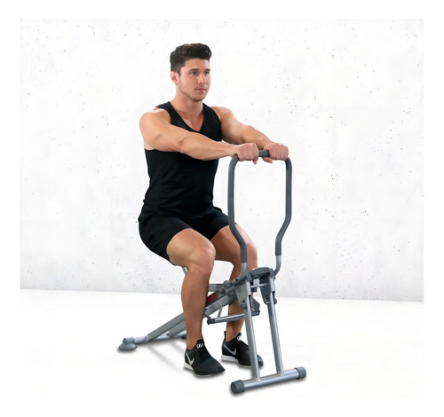 Ab Squat Entrenamiento Fitness Aparato De Gimnasia Color Gris