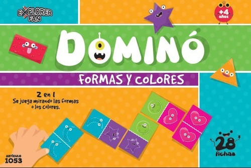 Domino Infantil 28 Piezas Juego De Mesa Didáctico 3 Diseños 