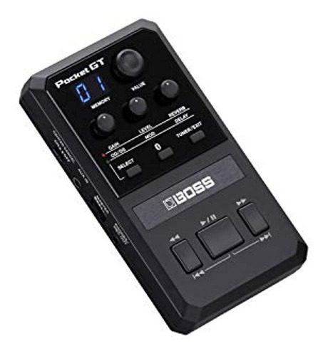 Procesador De Efectos Boss Pocket Gt Con Solución De Aprendi