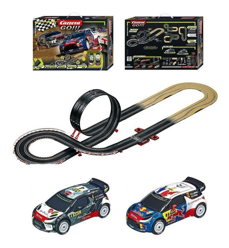 Pista de scalextric Carrera Go!!! Super Rally