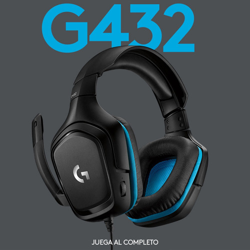 Audifono Gamer Logitech G432 7.1 Multiplataforma Color Negro