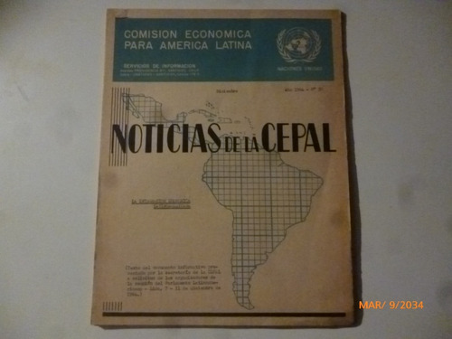 Noticias De La Cepal Año 1964-n.30 Diciembre.