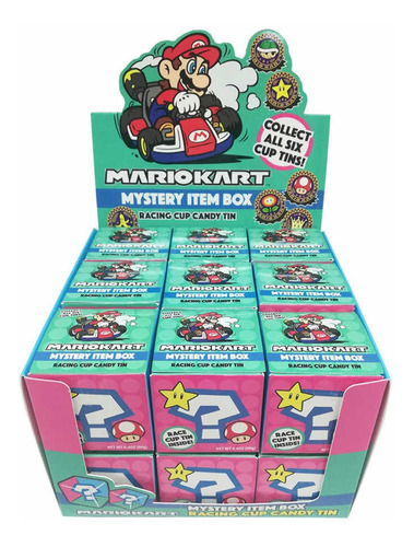Dulce Mario Bros Edición Mario Kart  Caja 18pz