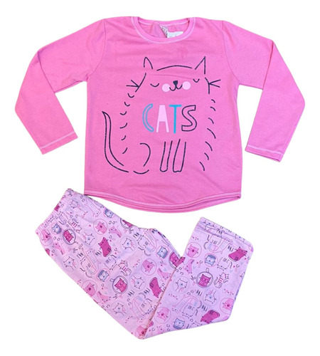 Pijama Infantil Meninas Gatinho Gaga Baby 40025