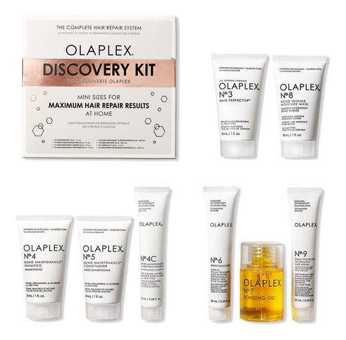 Olaplex Discovery Kit Tratamiento De 8 Pasos Intensivo