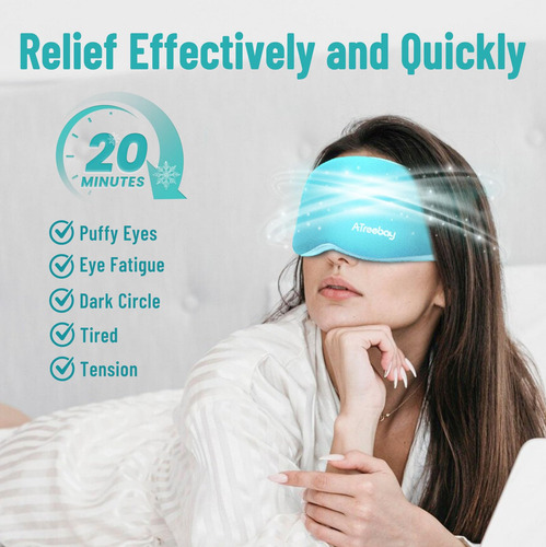 Máscara De Dormir De Gel 3d Para Ojos Hinchados Y Círculos Color Nombre Del Diseño