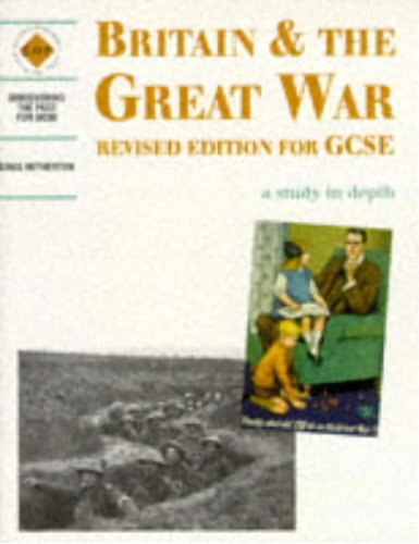 Britain And The Great War, De Sin . Editorial Hodder Education, Edición 1 En Español