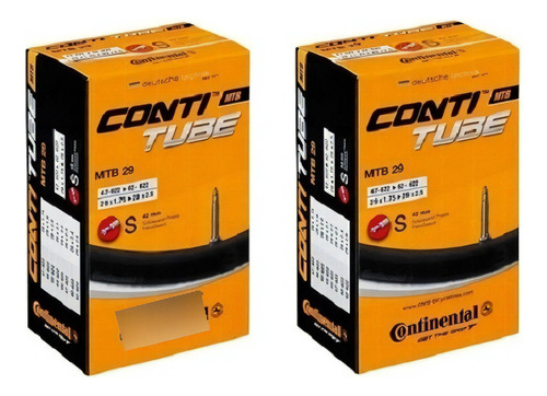 Par Camara 29x1.75 Mtb Continental Presta 42mm Bico Fino