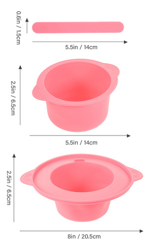 Espátulas De Cera De 400 Ml, Color Rosa