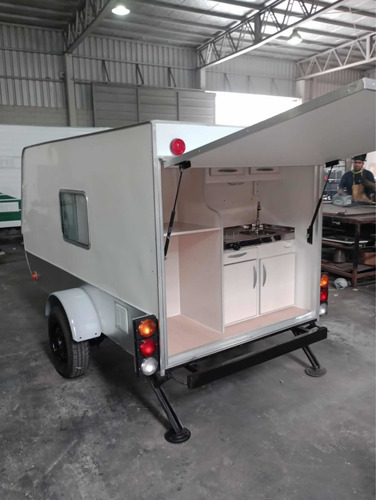 Imagen 19 de 25 de Super Mini Casa Rodante 2/3 Personas, Trailer Cuatriciclo!!