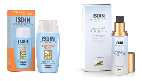 Isdin Combo Hyaluronic Concentrate + Fusion Water Magic