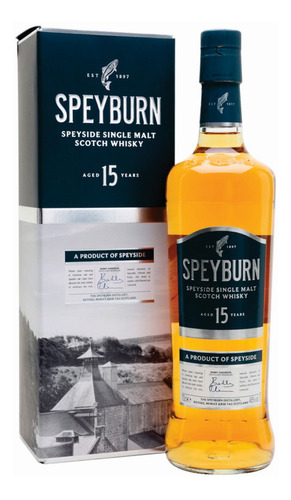 Whisky Speyburn 15 Años  Single Malt, 1 Lt.