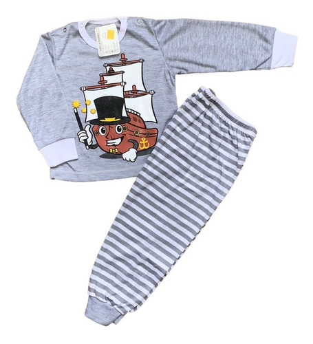 Pijama De 2 Piezas Para Niños Tallas 1t A 6t