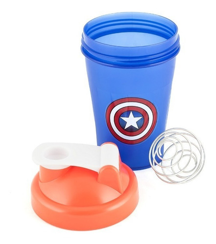 Imagen 2 de 7 de Vaso Batidor Comic Shaker Hulk Flash Superman Capitan Americ