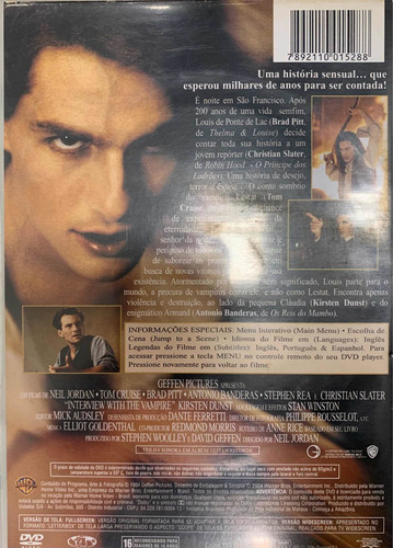 Imagem 2 de 4 de Dvd - Entrevista Com O Vampiro