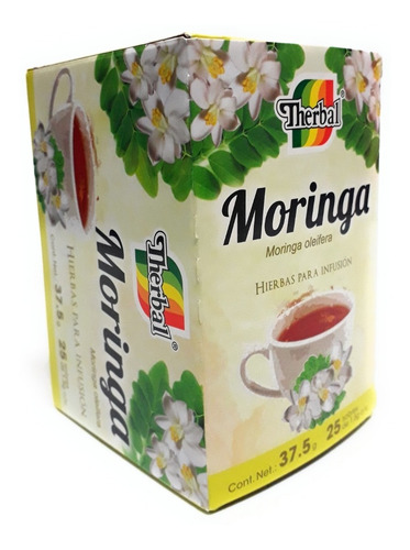 Te De Moringa 25 Sobres Therbal Antioxidante Evio Full