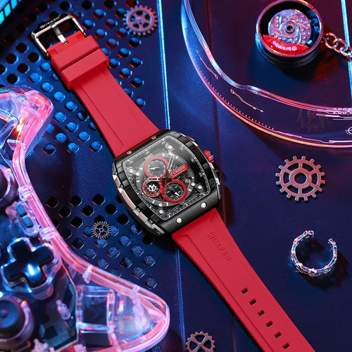 Reloj De Cuarzo Deportivo Curren Para Hombre Con Cronógrafo
