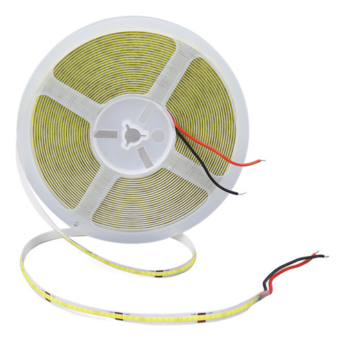 Tira De Luz Led Cob De 10 M, 110 Lm, 252 Perlas Cortables