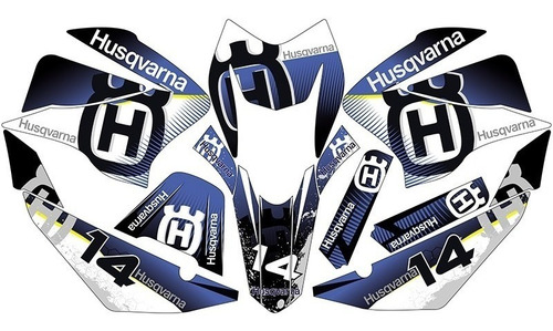 Stickers, Calca, Vinil, Para Moto Crossmax200 Mod-80