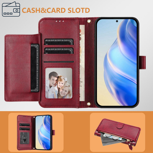 F Carcasa De Cuero Para Vivo Y19 Y18 Y17s Y16 Y15 Y12 Y11