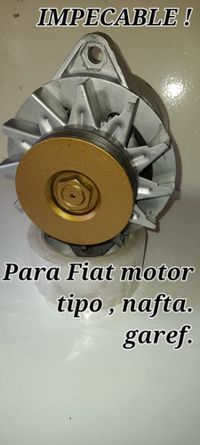 Alternador Original Indiel Para Fiat Nafta Sin Aire S/reg