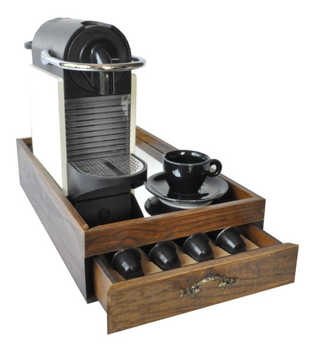 Caixa Para Maquina E Capsulas Nespresso P Pinus Luxo