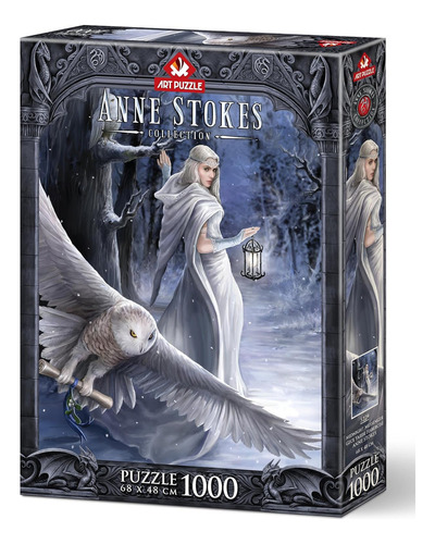 Rompecabezas Buho Mensajero Nocturno Stokes 1000 Art Puzzle