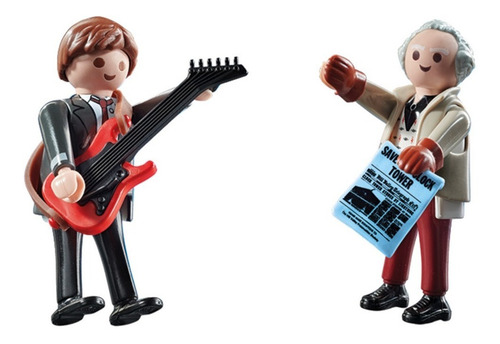 Imagen 3 de 5 de Playmobil Volver Al Futuro 70459 Mcfly Y Dr - Back To Future