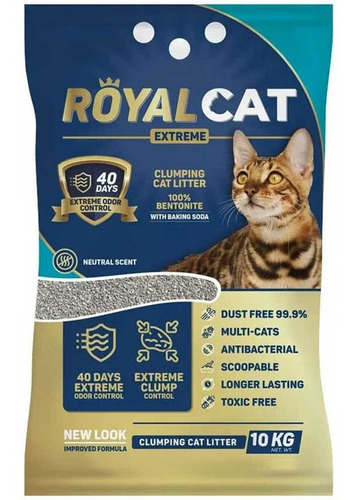 Arena Sanitaria Para Gatos Royal Cat 10kg