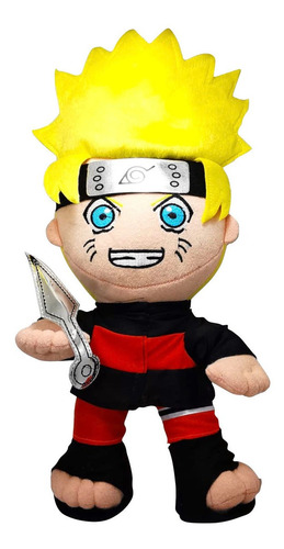 Peluche Uzumaki Naruto Juguete Altura 39cm Shippuden Kunai