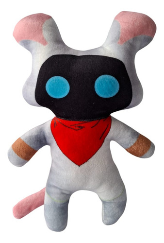 Peluche Astro Bot 25 Cm De Alto X1 Robot Gris Con Rojo