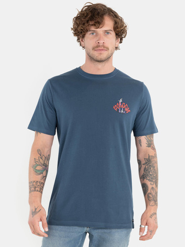 Polera Vision Ss Tee Azul Marino Hombre Volcom