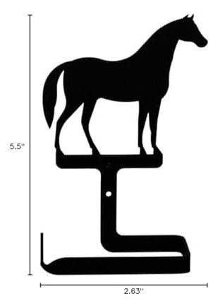 Titular Del Pañuelo Para El Baño Del Caballo De Hierro Forja