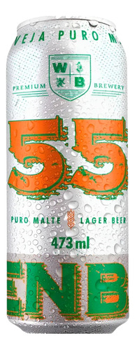 Cerveja Wienbier 55 Puro Malte 12 Latas De 473ml Promocional