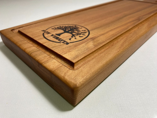 Tabla Parrillera Y/o Aperitivo En Roble 45x15cm