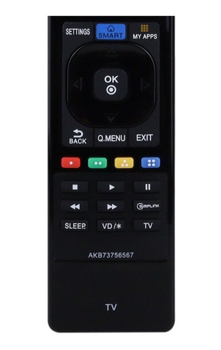 Imagen 9 de 10 de Control Remoto Compatible Con LG Akb73756567 Lcd Tv Smart