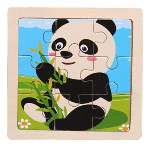 Juegos De Rompecabezas De Madera Aprendizaje Panda