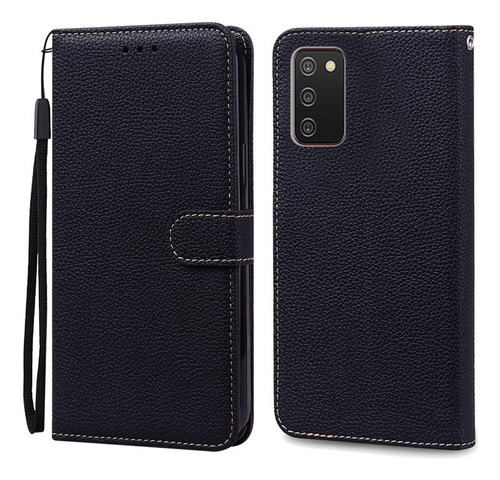 Funda De Piel Suave Tipo Cartera Con Tapa Para Samsung Galax