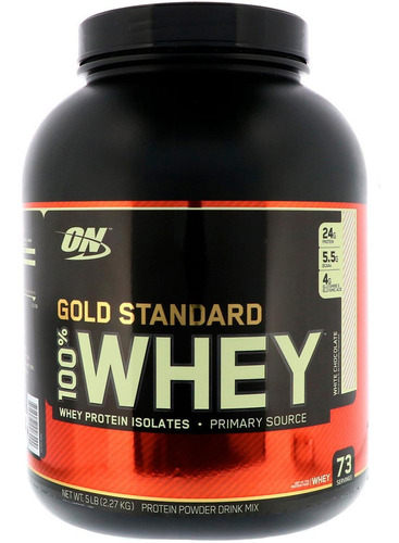 Gold Standard 100% Whey 5lbs Chocolate Blanco Optimum Nutrit