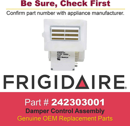 Frigidaire 242303001 Ensamblaje De Control De Amortiguador D