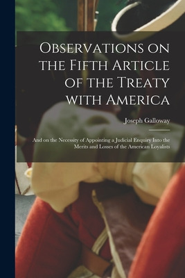 Libro Observations On The Fifth Article Of The Treaty Wit...