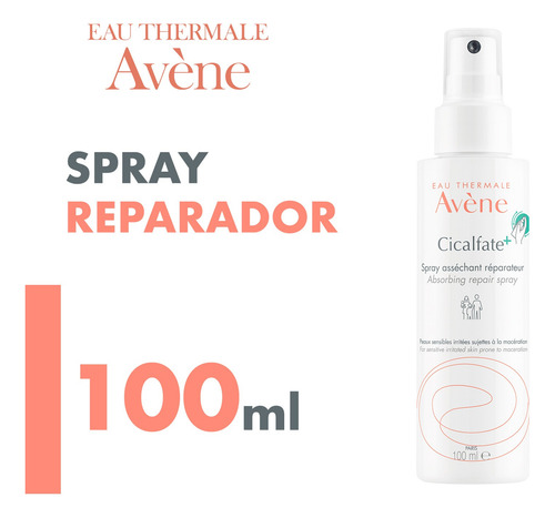 Spray Reparador Calmante Secante 100 Ml Avène Sin Fragancia